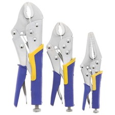 Vice Grip Jaw Locking Pliers Mole Grip Clamp Adjustable Wrenches 3 Piece Set