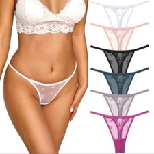 6 Pack Sexy Womens G string
