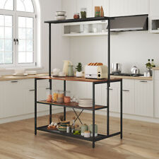 Kitchen Island Baker Rack Bar
