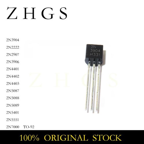 50pcs 2n3904 2n2222 - to-92,