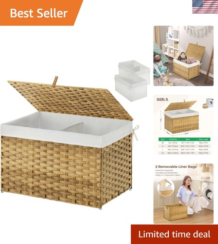 Storage basket with - with, lid,