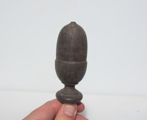 Victorian turned wooden finial - victorian,