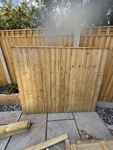 Fence panels 6x5ft - fence,