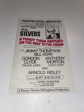 Theatre Flyers  Phil Silvers (Bilko) Funny Thing Happened  RARE Early 1970s