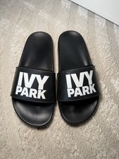 Ivy Park Black Sliders Size 5