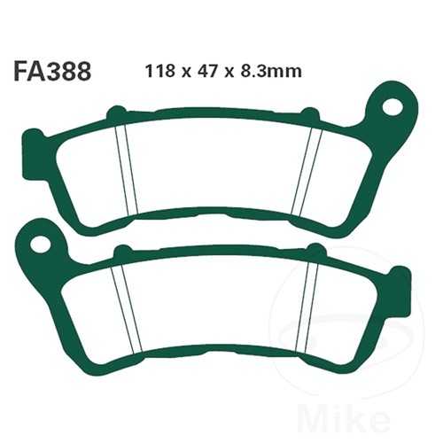 Ebc brake pads sintered - sintered, epfa