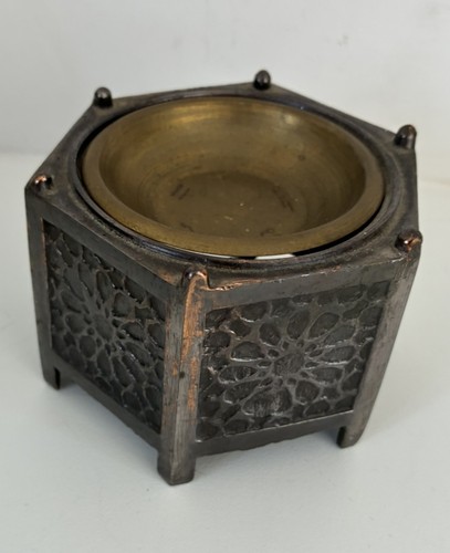 Egyptian incense burner metal - egyptian,