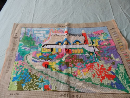 Completed tapestry cottage - -, 'cottage