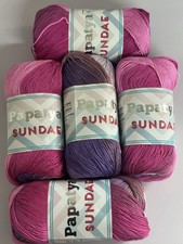 Papatya Sundae Shades of colour Yarn 5x100g/320m  100%  Acrylic Knitting/crochet