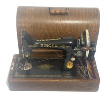 Vintage Singer Hand Crank Sewing Machine – Model Y644767 – Untested