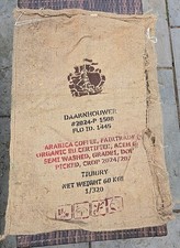 Empty Natural Hessian Coffee