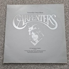 Carpenters - Yesterday Once More - Vinyl Double Greatest Hits LP Album Record 