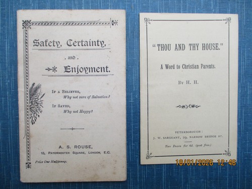 Two old religious - two, booklets