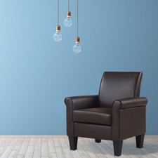 Faux Leather Tub Chair