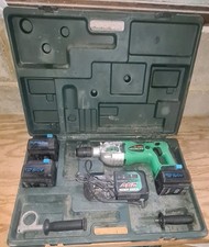 Hitachi DV 24DV . Chuck Hammer Drill ,2 Speed ,3 X 24v Batteries, Charger, Case.