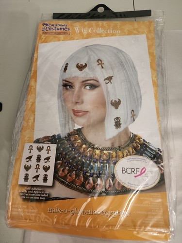 Cleopatra white wig - cleopatra,