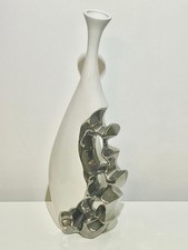 Modern Designer White & Chrome