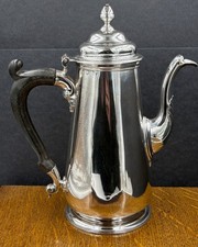 English silver George II silver coffee pot London 1743 919 grams