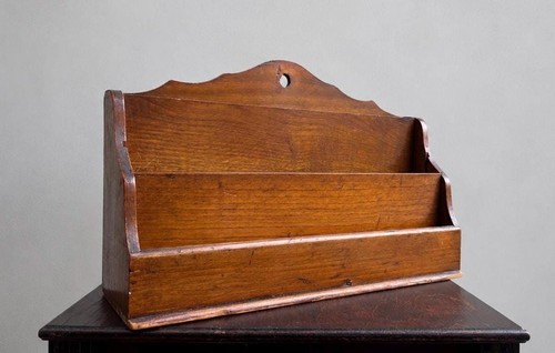 Vintage wooden letter rack - wooden, |