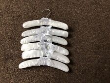 job lot of baby clothes satin padded coat hangers x 6 New