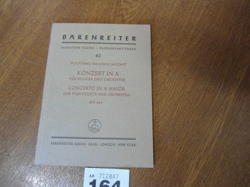 Mozart concert major for - , a