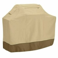 Veranda Gas BBQ Barbecue Cover XS - Fits Weber, Outback & Other (Brown / Cream)