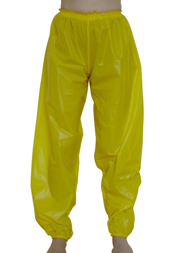 Pvc joggers plastic trousers - pvc,