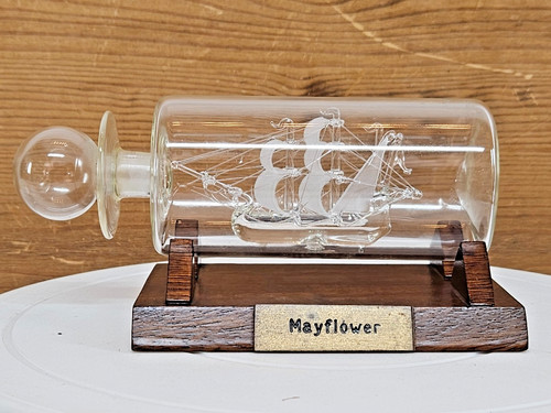 Vintage 1970s glass ship - ship, a