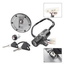 Ignition Switch Fuel Gas Cap Seat Lock Set Fit For Aprilia CR150 GPR125/150/250R