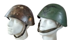 Pair Of WW2 Greek M36 Helmets