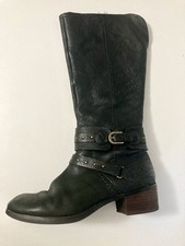 Black Leather Ugg Esplanade