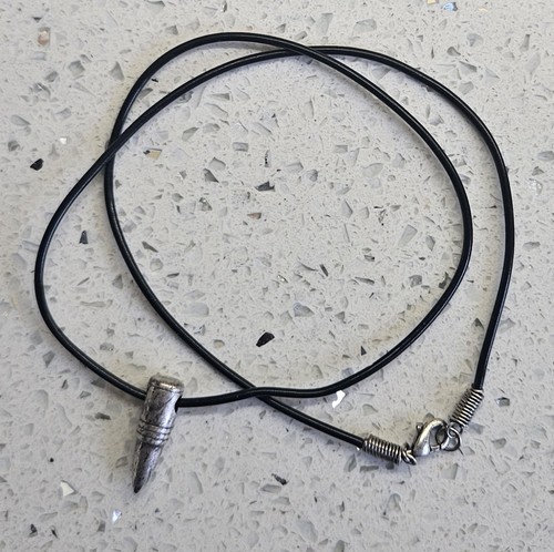 Metal imitation bullet pendant - metal,