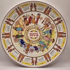 WEDGWOOD 1975 CALENDAR PLATE