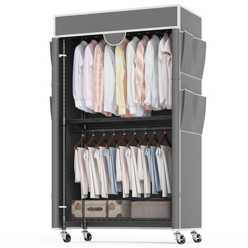 Heavy duty double clothes rail - duty,