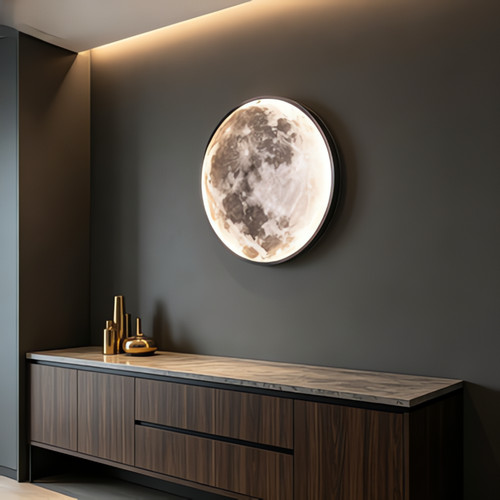 Moon wall light - 60, round