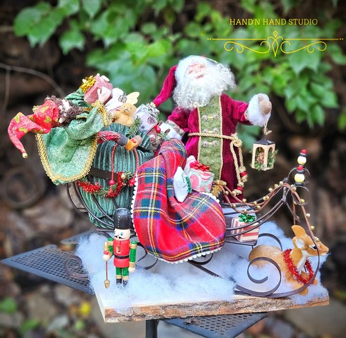 Ooak santa elf - ooak, &