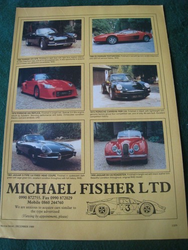 Michael fisher ltd - fisher, cars