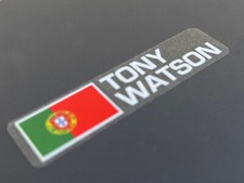 PERSONALISED BIKE FRAME NAME STACKED STICKERS ROAD CYCLING FRAME HELMET DECALS