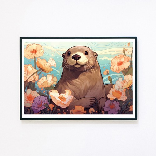 River otter flowers botanical - flowers,