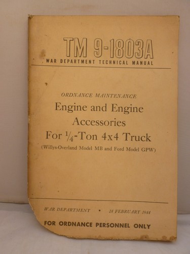 Willys overland model - mb, and