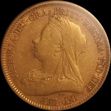 1893 AUSTRALIA S MINT MARK  HALF GOLD SOVERIGN SOLID GOLD RARE COIN LOW MINTAGE