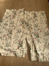 VINTAGE DORMA V&A GUINEVERE COUNTRY COTTAGE FLORAL LINED TAPE  CURTAINS, Valence