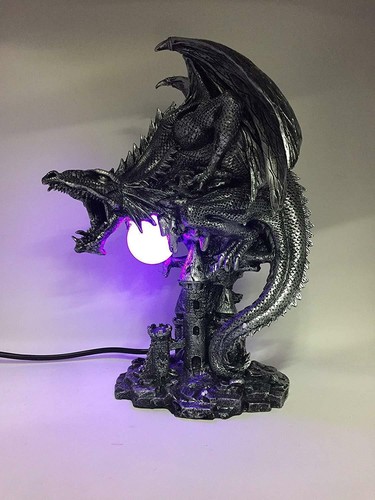 Silver dragon light - silver,