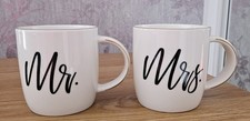 Mr and Mrs Coffee Mugs - By