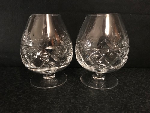 Large crystal brandy glasses - crystal,