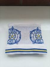 Vintage Leeds United / rangers 1980,s Football  Ski Hat Bobble Beanie 