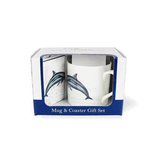 Seaside mug coaster - mug, &