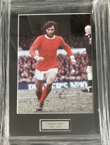 George best authentic signed - george,