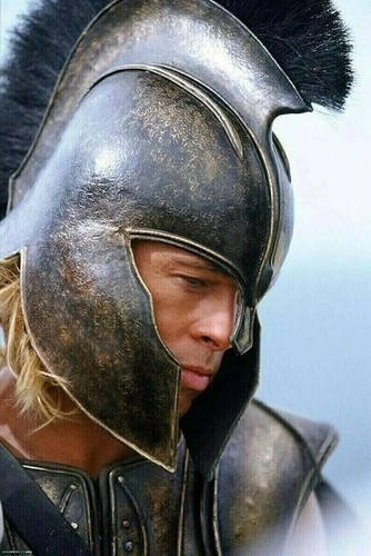 Greek troy achilles helmet - greek,
