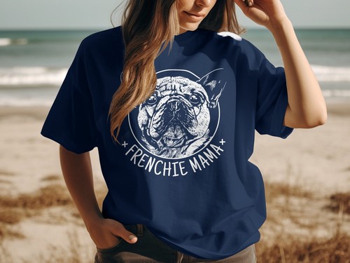 Frenchie mama shirt - frenchie, french